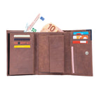 K11133XB | Portafogli Donna in Vera Pelle Col. Bordeaux-0