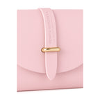 Renato Borzatta | Crossbodytas | Italiaans Leer | Poederroze | Afneembare Schouderriem.