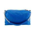 Renato Borzatta | Crossbodytas | Italiaans Leer | Royal Blue | Dubbele Ritssluiting.
