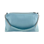 Renato Borzatta | Crossbodytas Dames | Italiaans Leer | Pastelblauw | Verstelbare Schouderbandstelbare Schouderband.